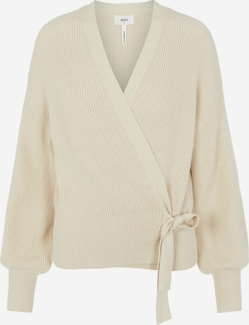 Cardigan OBJECT en blanc : devant