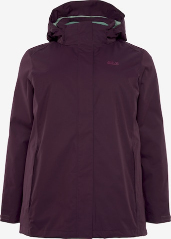 JACK WOLFSKIN Performance Jacket in Purple: front