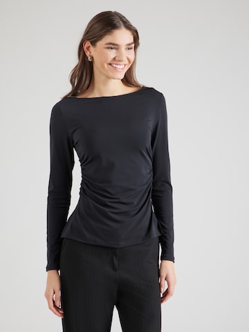 Maglietta di Abercrombie & Fitch in nero: frontale