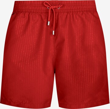 Shorts de bain Marc & André en rouge : devant