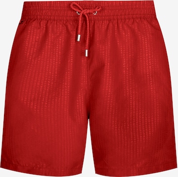 Shorts de bain Marc & André en rouge : devant