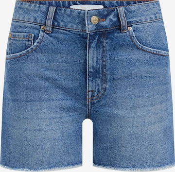 WE Fashion Slimfit Shorts in Blau: predná strana