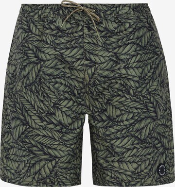 PROTEST Board Shorts 'Yukis' in Green: front