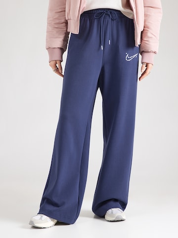 Nike Sportswear - Loosefit Pantalón 'PHNX FLC' en azul: frente
