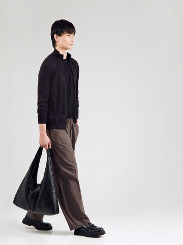 TOMMY HILFIGER Strickjacle 'Essential' in Schwarz