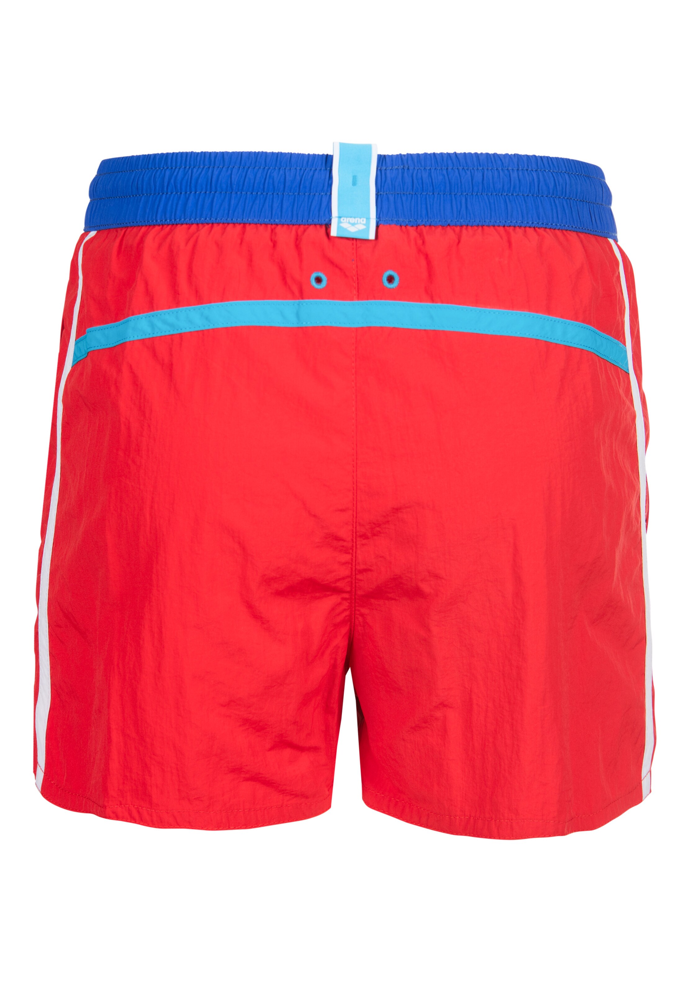 ARENA Badshorts 'TAPES BEACH SHORT' i röd