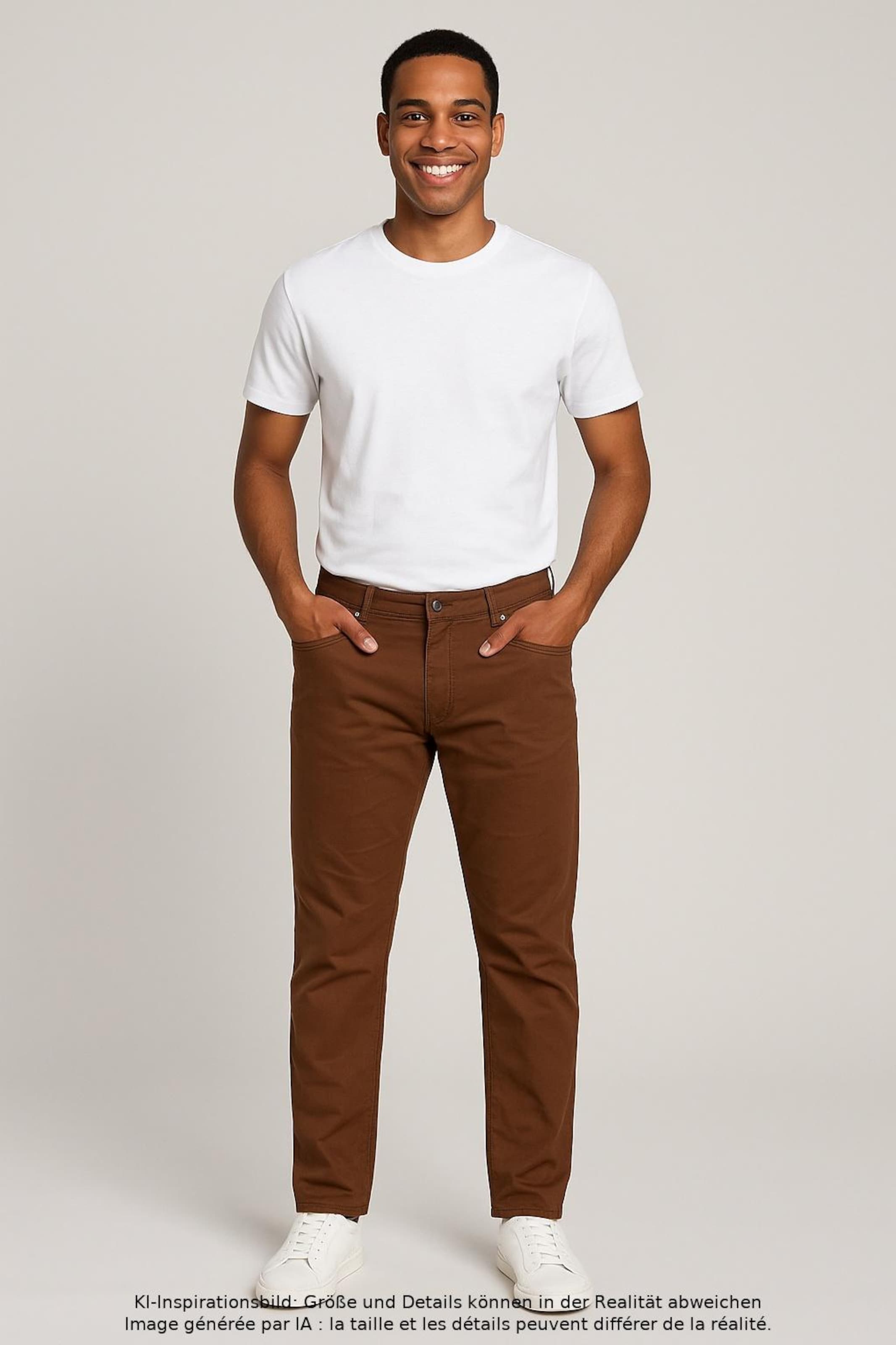 ATELIER GARDEUR Stoffhose 32 in Braun: Vorderseite