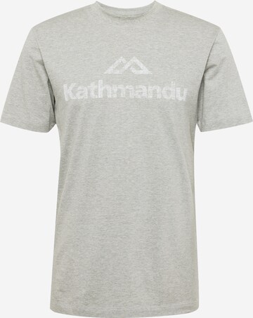 T-Shirt fonctionnel Kathmandu en gris : devant