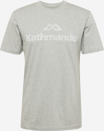 T-Shirt fonctionnel Kathmandu en gris : devant