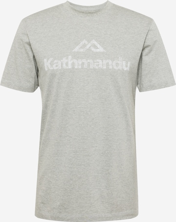 Kathmandu - Camiseta funcional en gris: frente