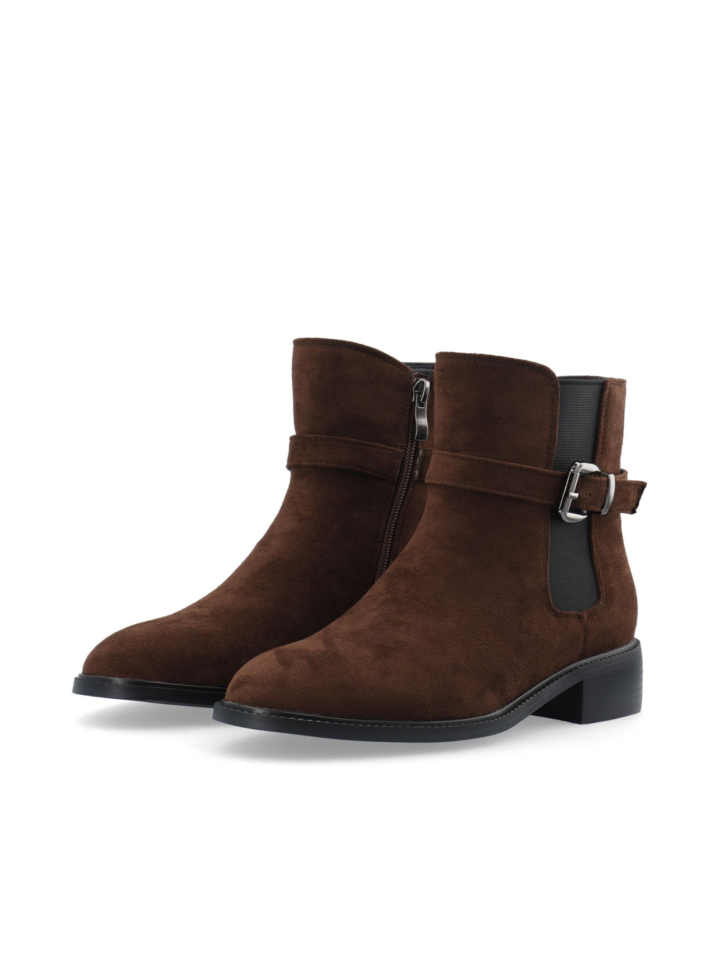 Bianco Enkellaarsjes 'Charlotte' in Bruin