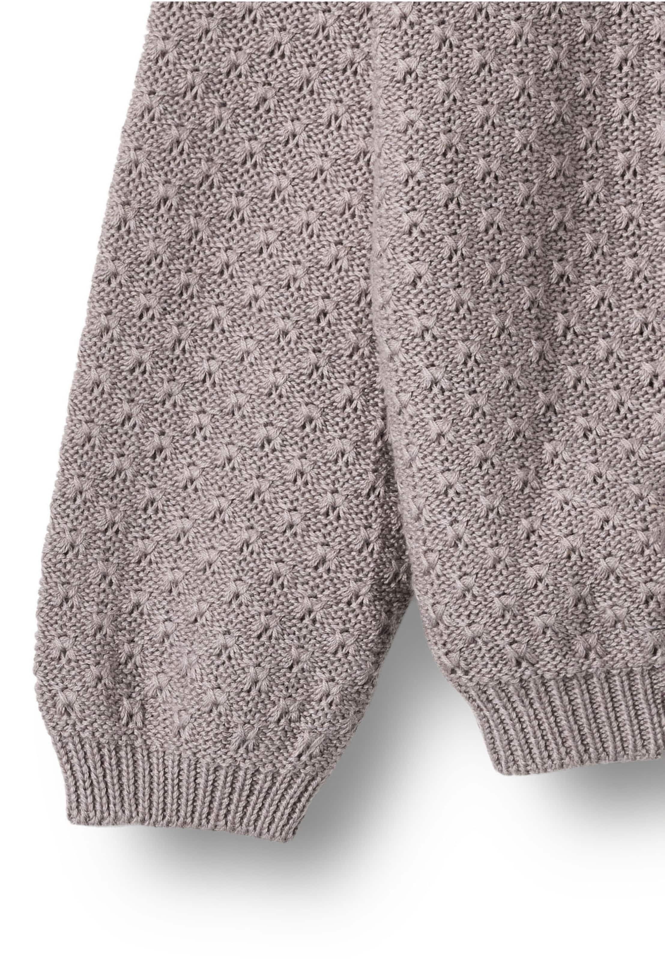Cardigan 'Magnella' WHEAT en violet