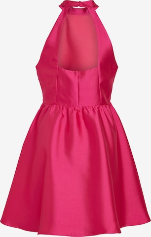 VILA Koktejl obleka 'Aela' | roza barva