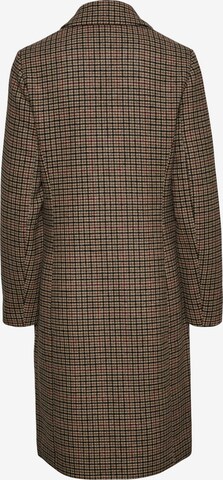 VERO MODA Between-Seasons Coat 'Blast' in Brown