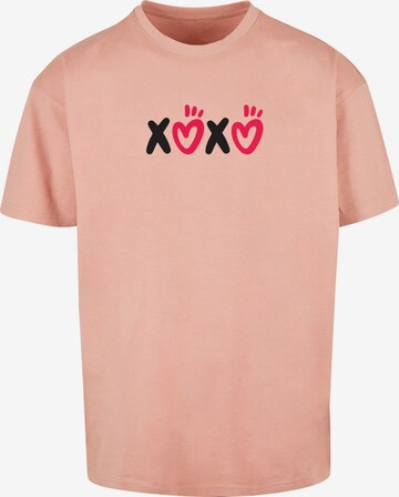 Merchcode T-Shirt ' Valentines Day ' in Pink: predná strana