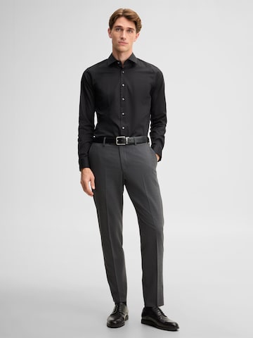 STRELLSON Regular fit Business shirt in Black