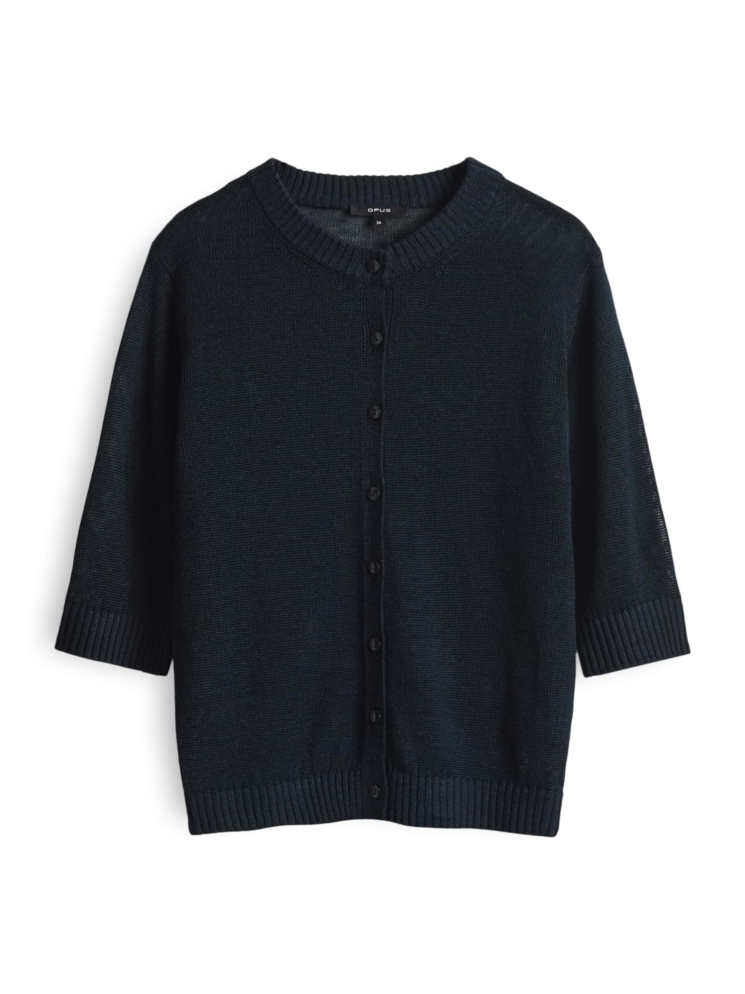 OPUS Strickjacke 'Datina' in Blau: Vorderseite