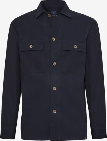 Boggi Milano Regular fit Between-Season Jacket in Blue: front