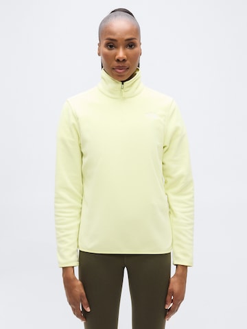 THE NORTH FACE Спортивная кофта 'Glacier' в Желтый: спереди
