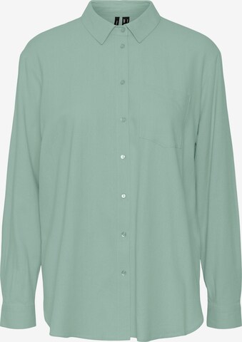 VERO MODA Blouse 'MYMILO' in Groen: voorkant