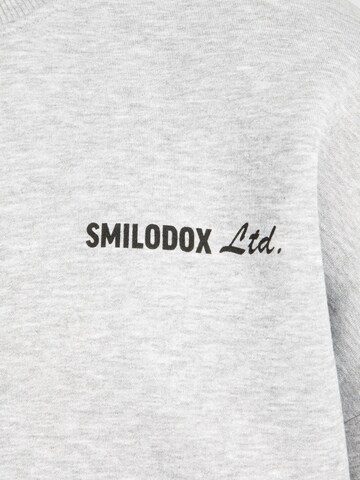 Smilodox Sweatshirt ' Liquid Brail ' in Grey