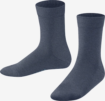 FALKE Socks 'Family' in Blue: front