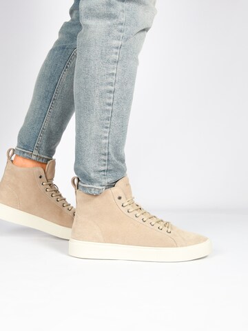 Bottines à lacets 'Ruby Innik CG182' BLACKSTONE en beige