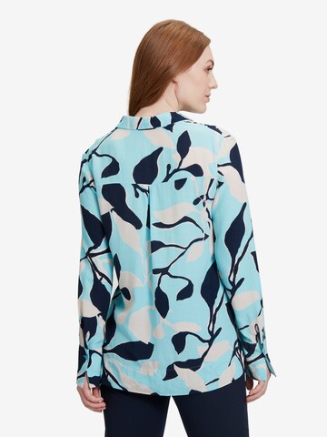 Betty & Co Schlupfbluse mit Print in Blau