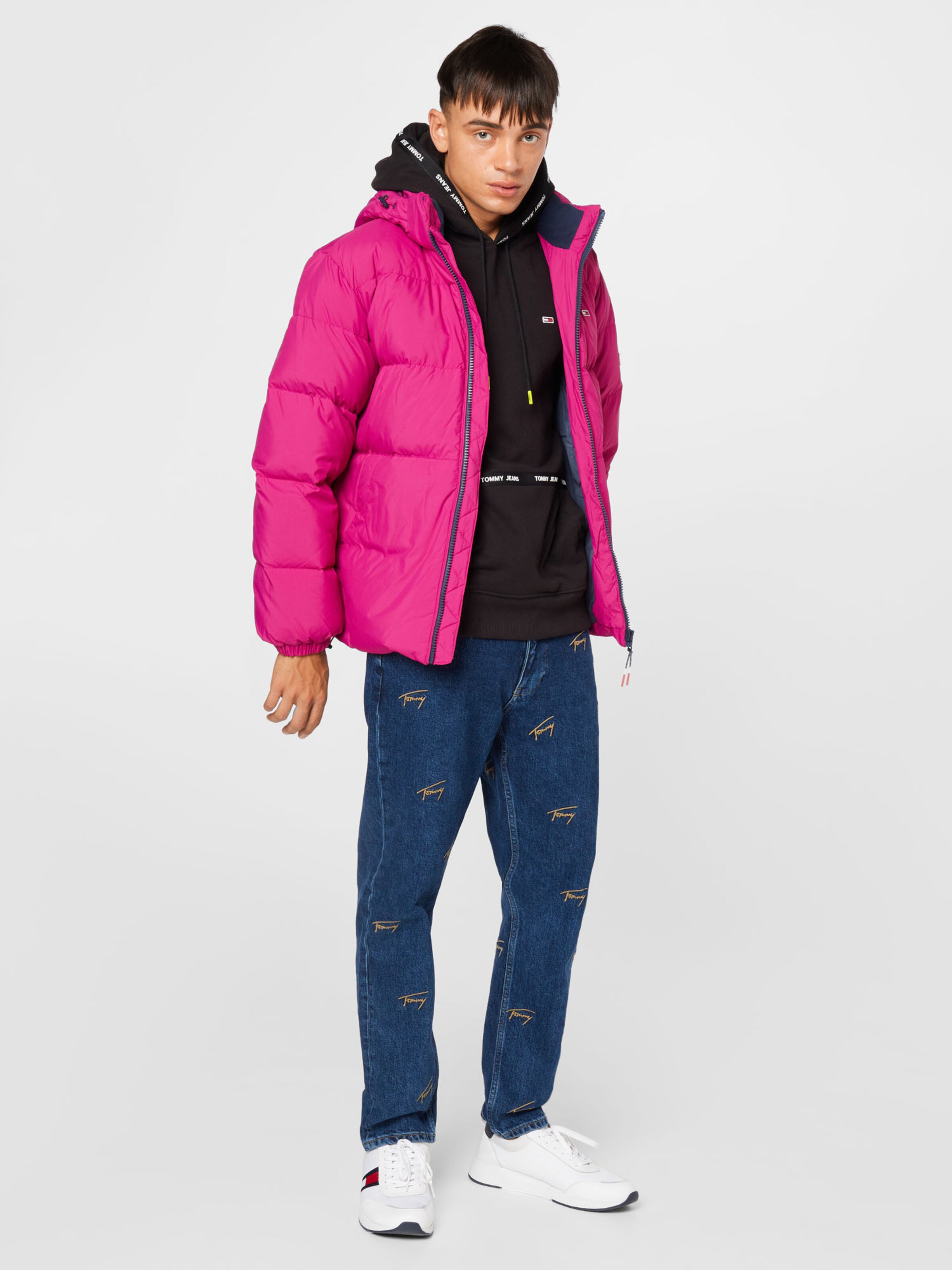 Männer Jacken Tommy Jeans Jacke in Pink - BE16116 Männer Jacken Tommy Jeans Jacke in Pink - BE16116