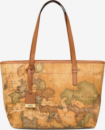 Borsa a spalla 'CD007' di Alviero Martini in marrone: frontale