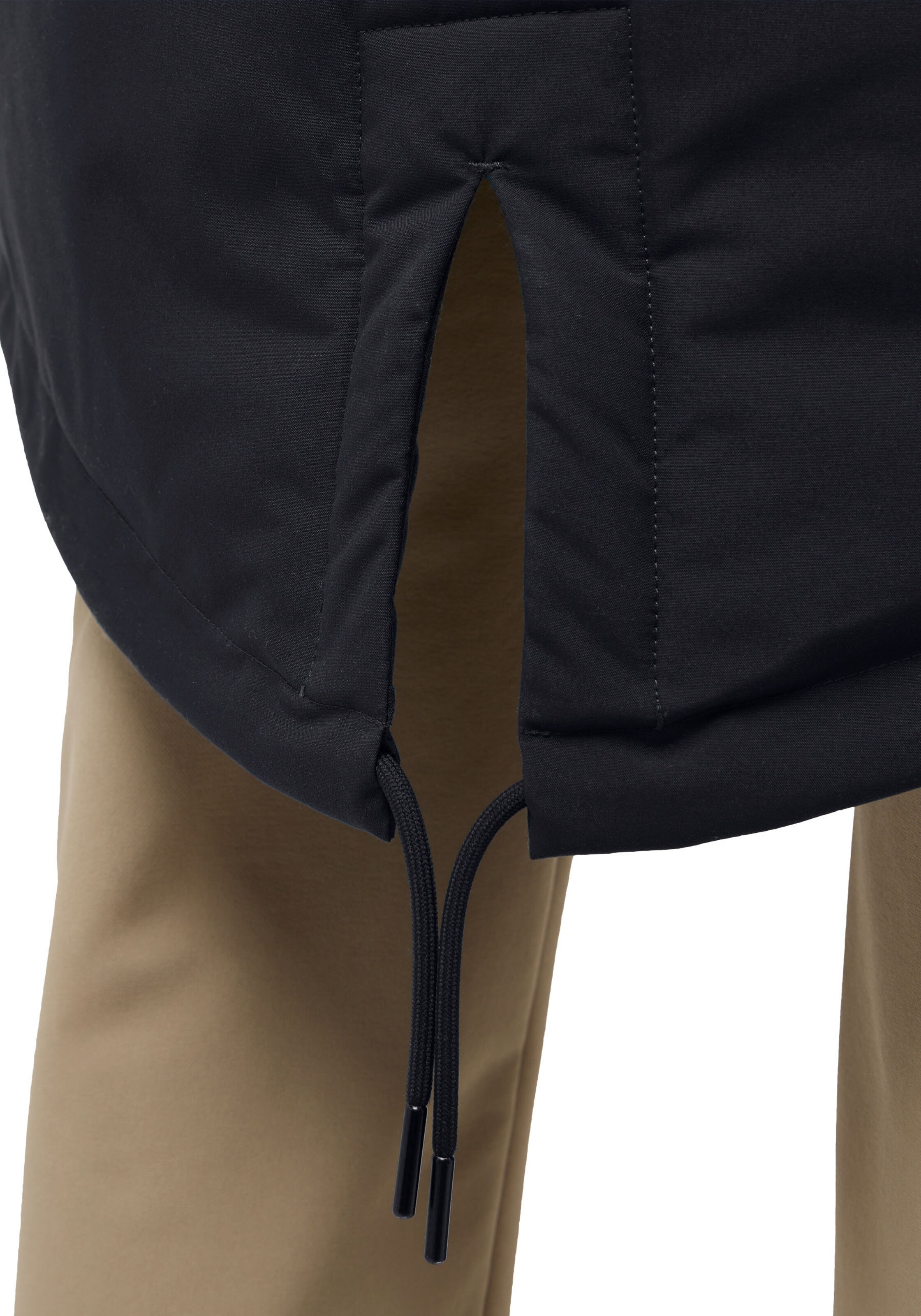 JACK WOLFSKIN Winter Coat in Black