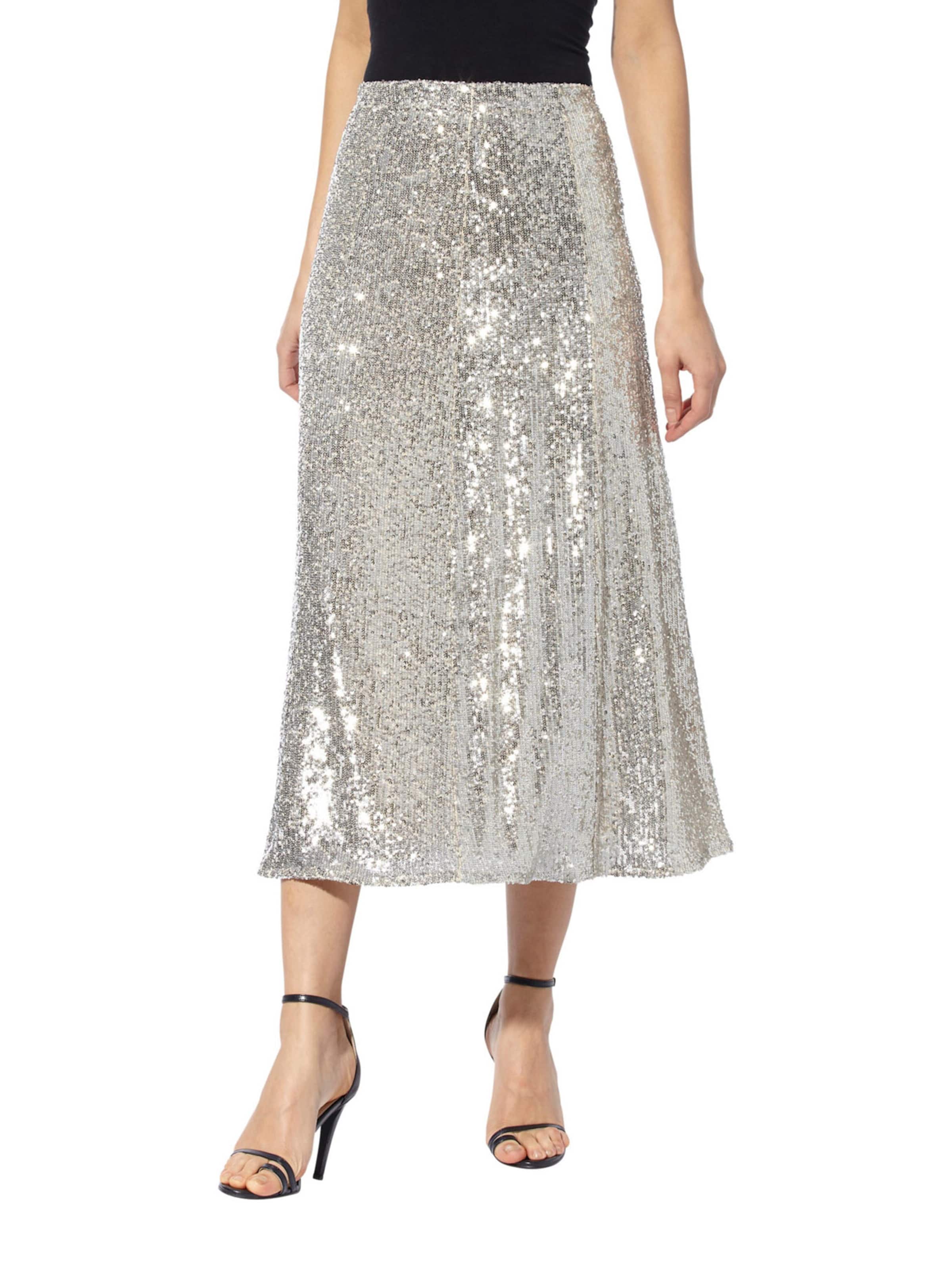 Jupe heine en argent : devant