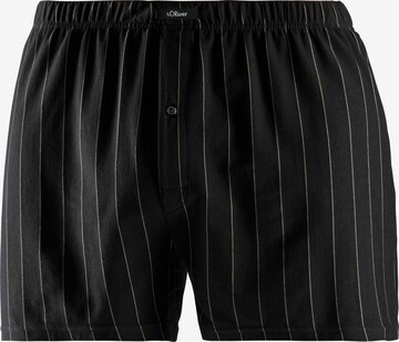 s.Oliver Boxershorts in Zwart