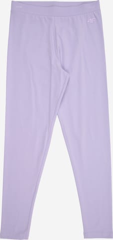 4F Junior Normalny krój Spodnie sportowe w kolorze fioletowy: przód