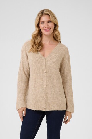 Love Copenhagen Knit cardigan 'Paula' in Beige: front