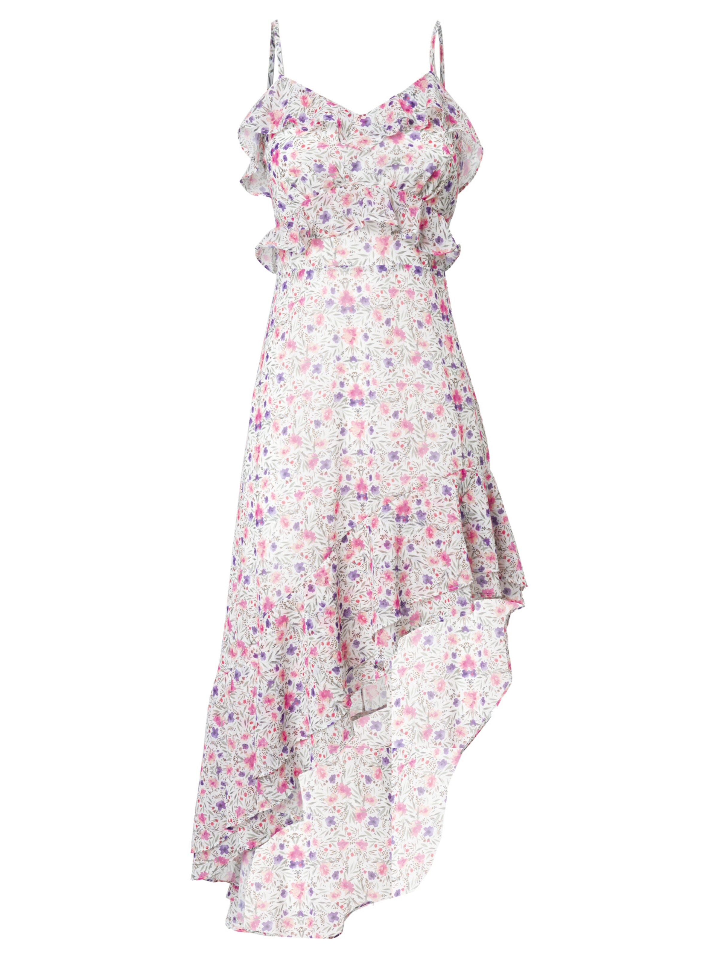 Rochie de vară de la Influencer pe alb: față