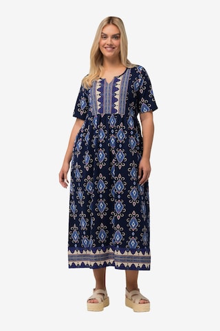 Robe Ulla Popken en bleu : devant