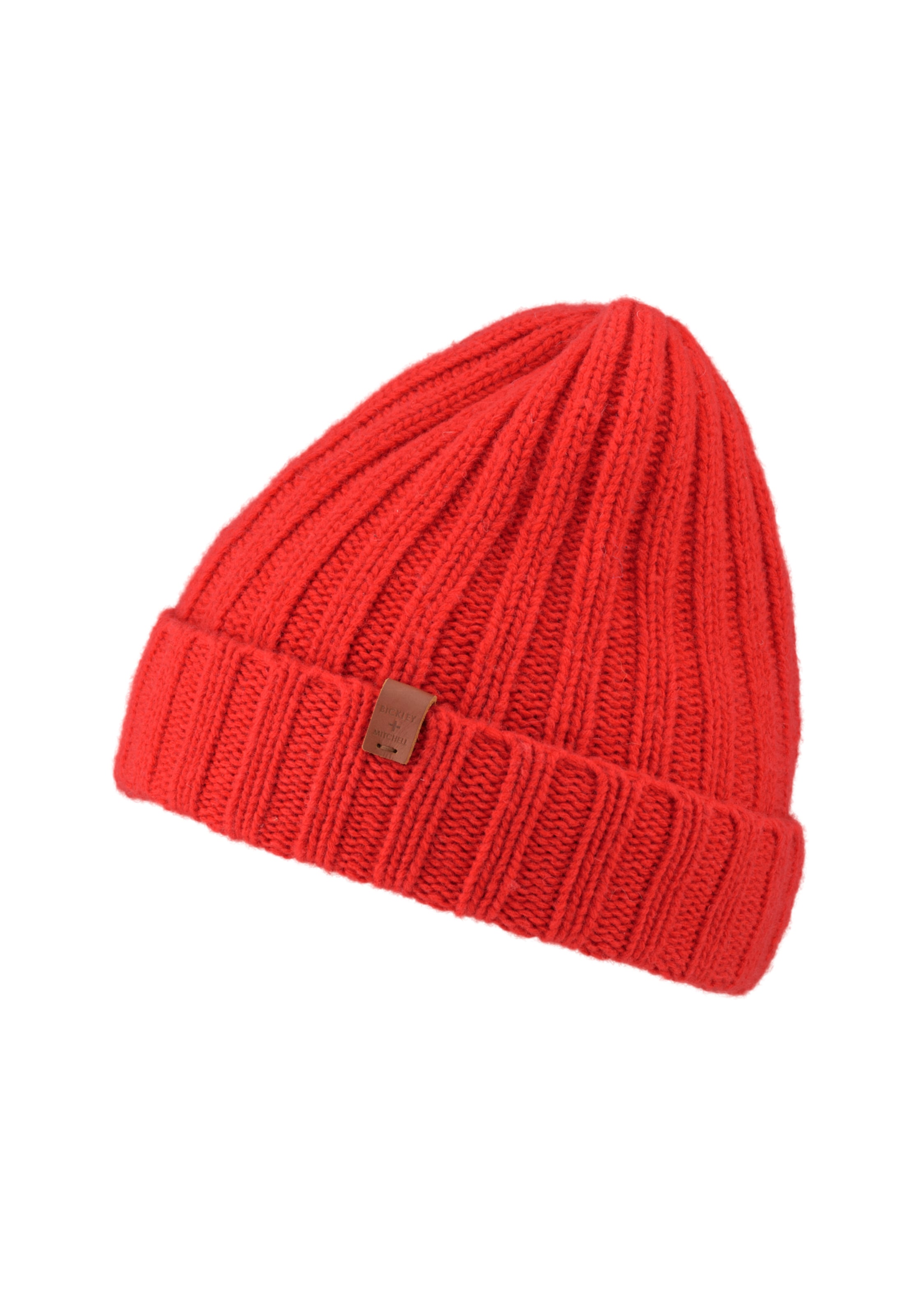 Bonnet Bickley + Mitchell en rouge : devant