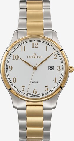 DUGENA Analog Watch in Silver: front