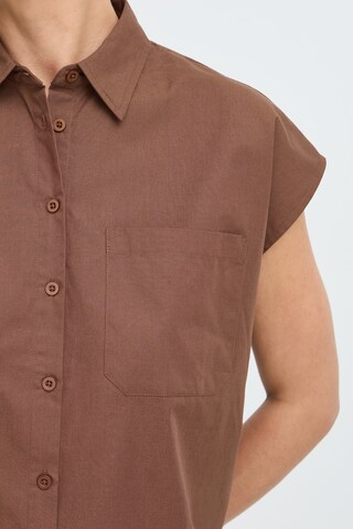 ICHI - Blusa en marrón