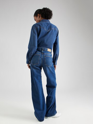 Monki Wide Leg Jeans in Blau