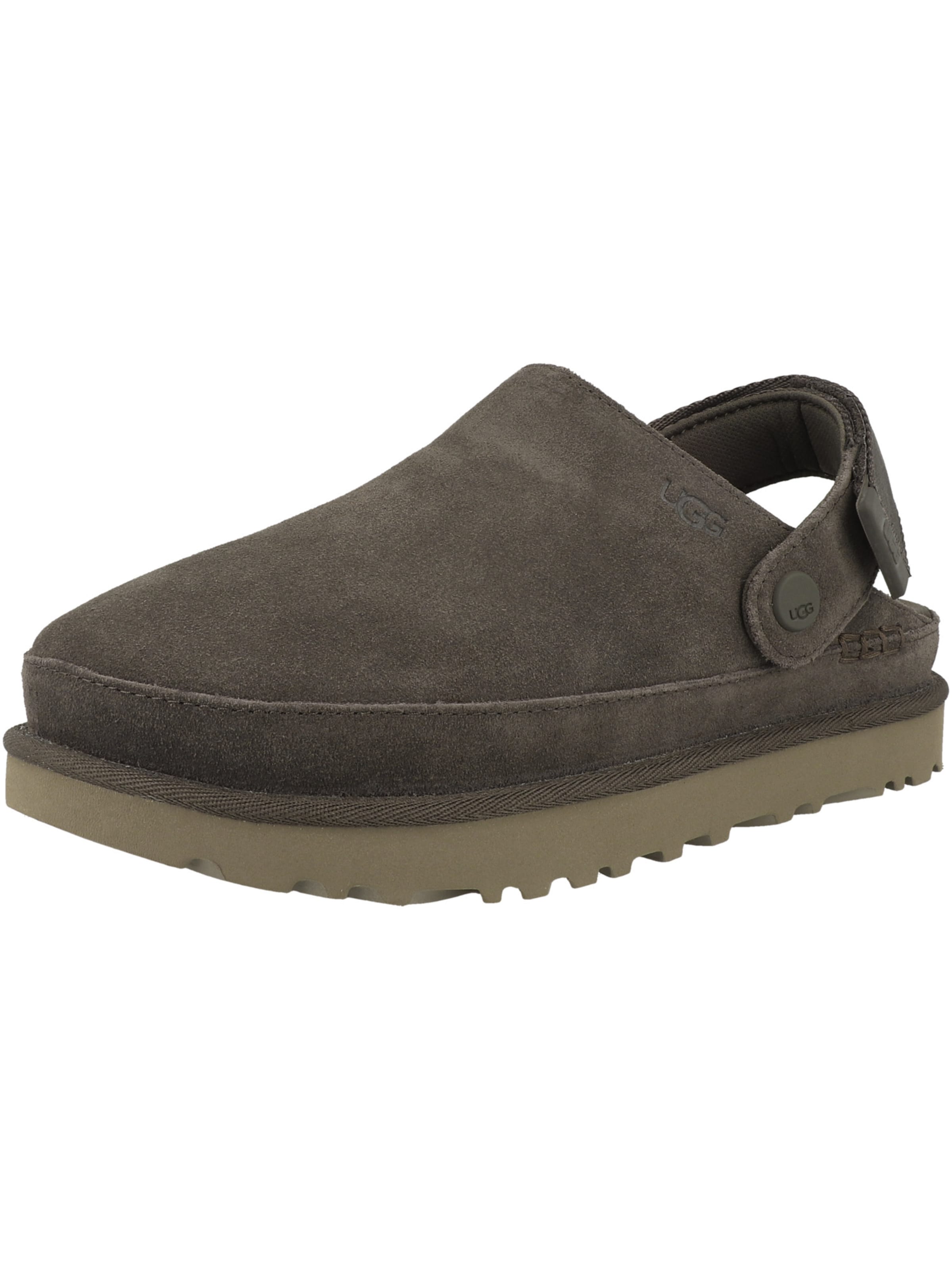 UGG Clogs 'Goldenstar' in Brown: front
