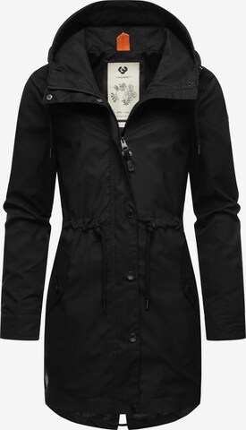 Ragwear Between-Seasons Parka 'Canny' in Black: front