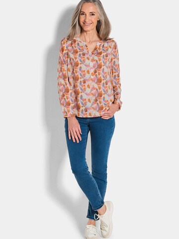 Goldner Bluse in Mischfarben