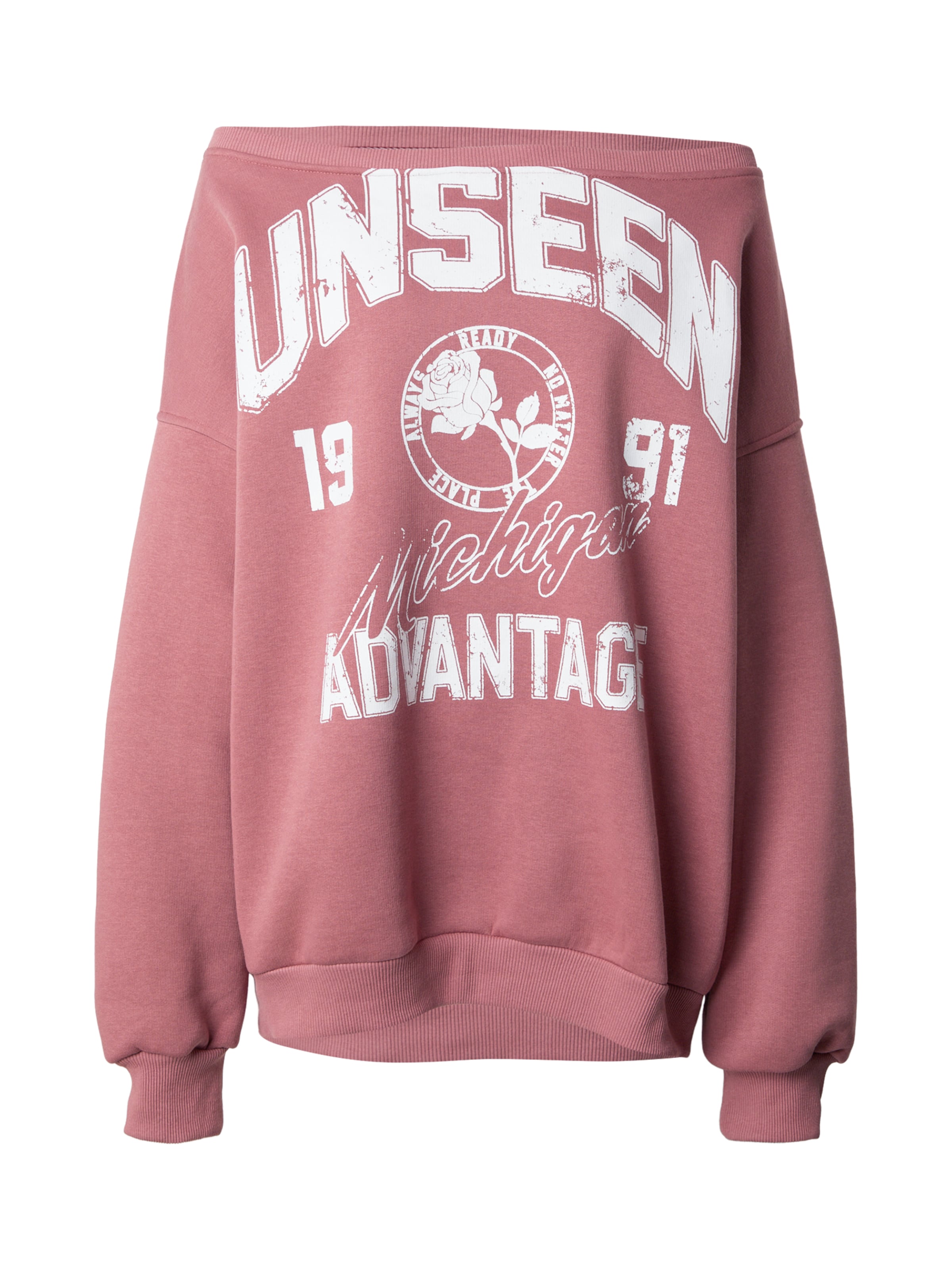 ABOUT YOU Sweatshirt 'Rose' in Pink: front