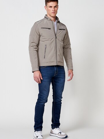 Veste mi-saison KOROSHI en gris