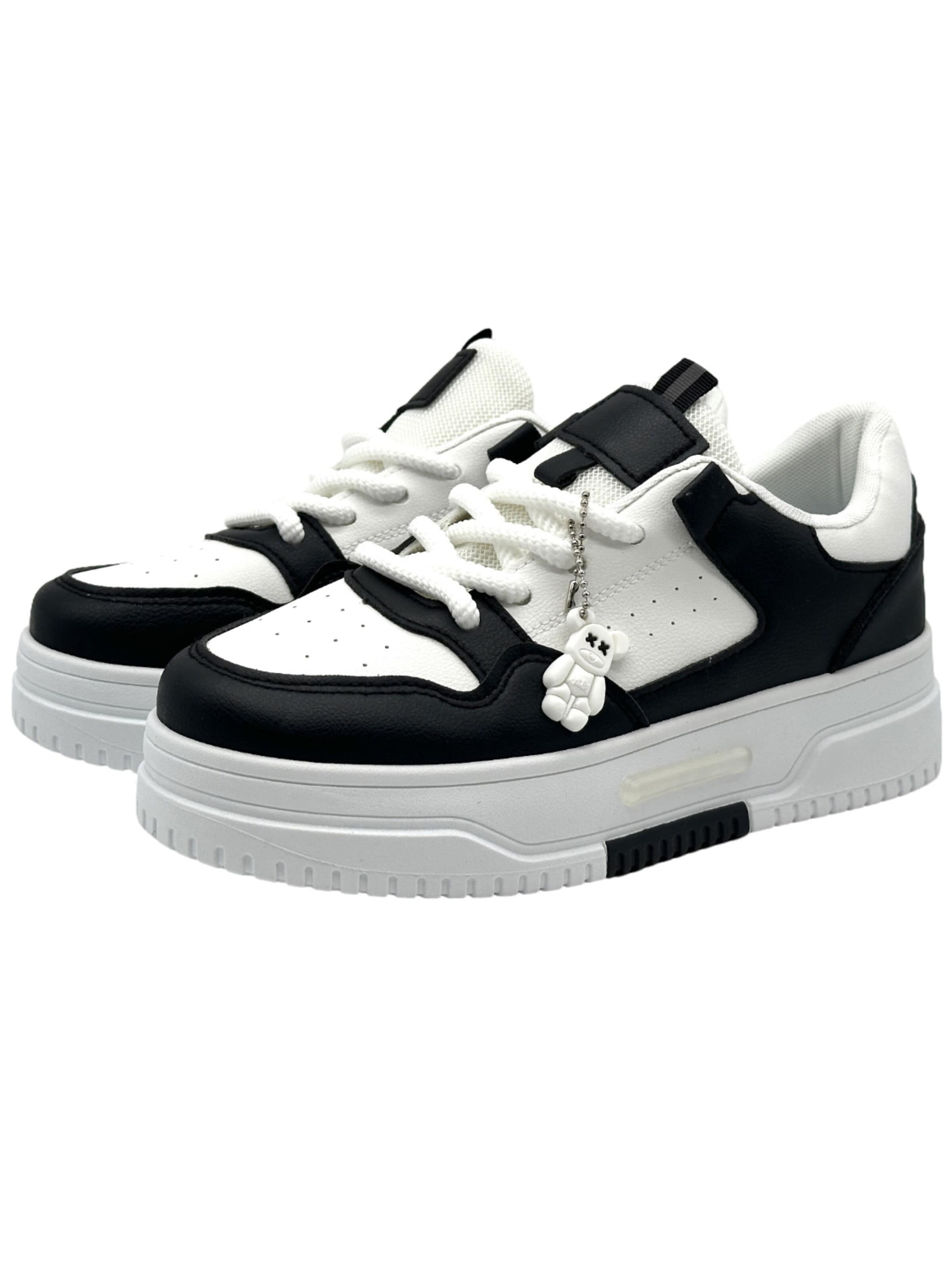 Nowaland Sneakers 'Chunky Platform Trainers' in Black