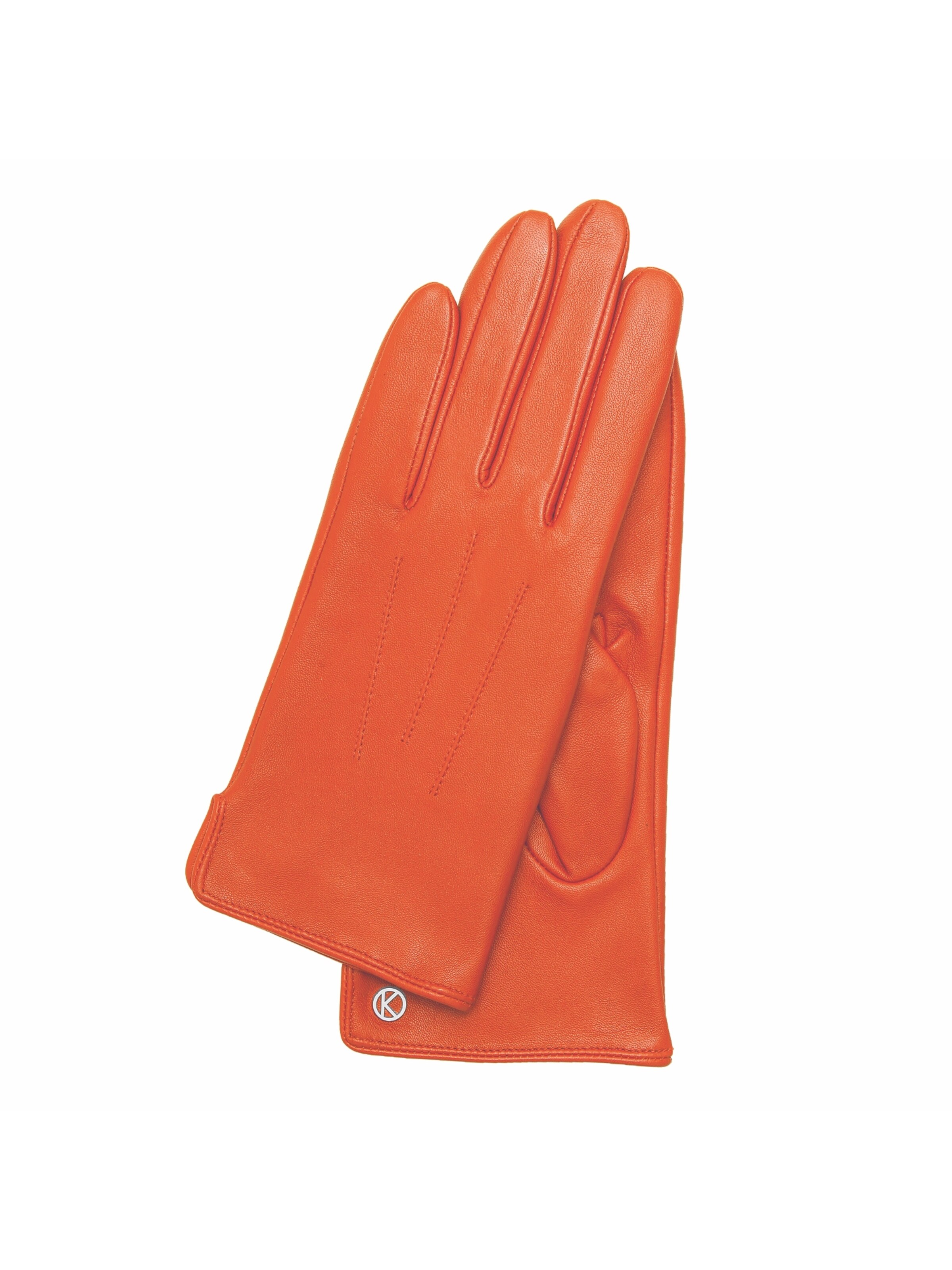 KESSLER Full Finger Gloves in Orange: front