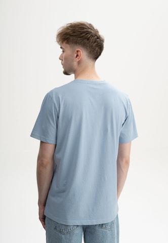 MELA - Camisa 'Sadhil' em azul