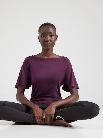 CURARE Yogawear Λειτουργικό μπλουζάκι σε λιλά